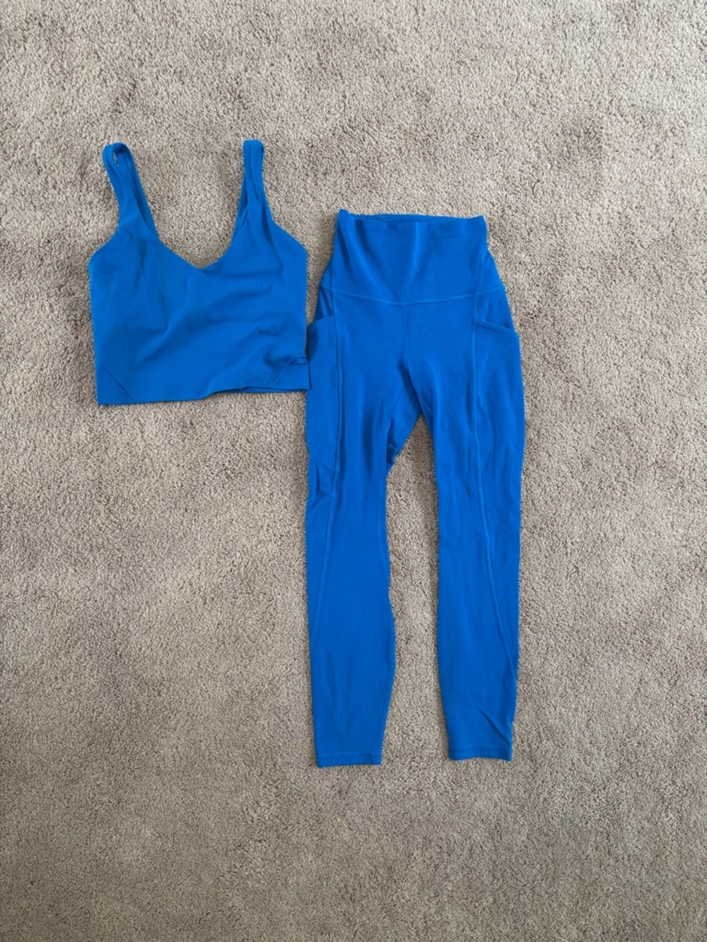 Lululemon Poolside Align Set- tank top sz 4  | 25” leggings sz 2